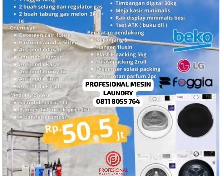 JUAL PAKET MESINLAUNDRY BEKASI