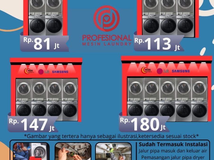 JUAL PAKET MESINLAUNDRY BALIKPAPAN