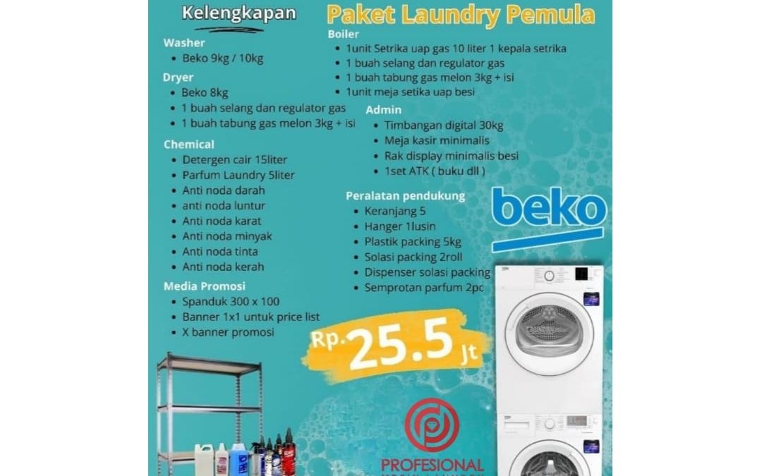 JUAL PAKET MESINLAUNDRY MEDAN