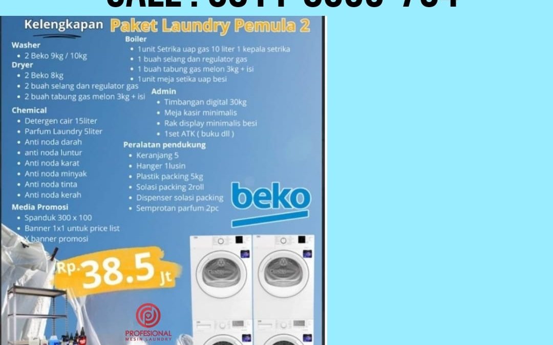PAKET MESINLAUNDRY DEPOK