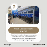 Paket Mesinlaundry Kartu Padang