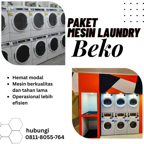 Depok PaketMesinLaundry Ekonomis Beko