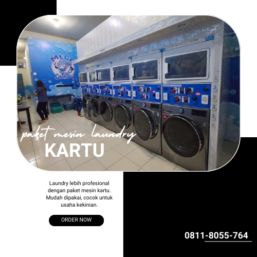 Serang PaketMesinlaundry Kartu laris