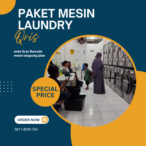 Mesinlaundry AutopilotSelfservice SistemQris Malang